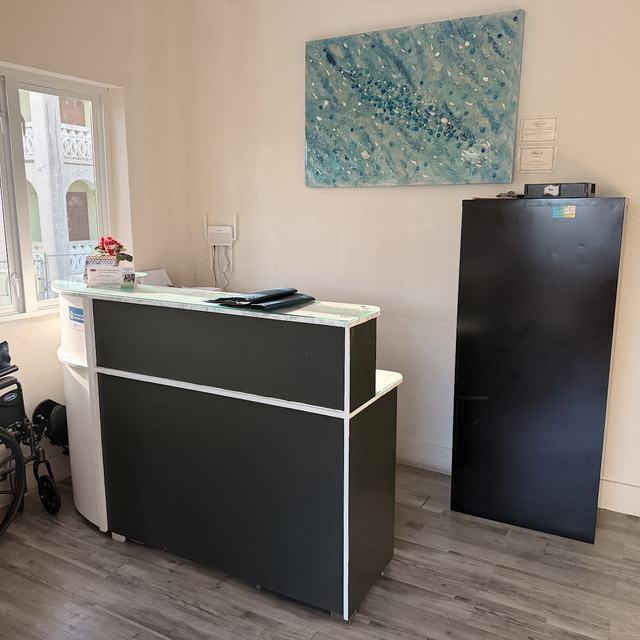 Reception desk